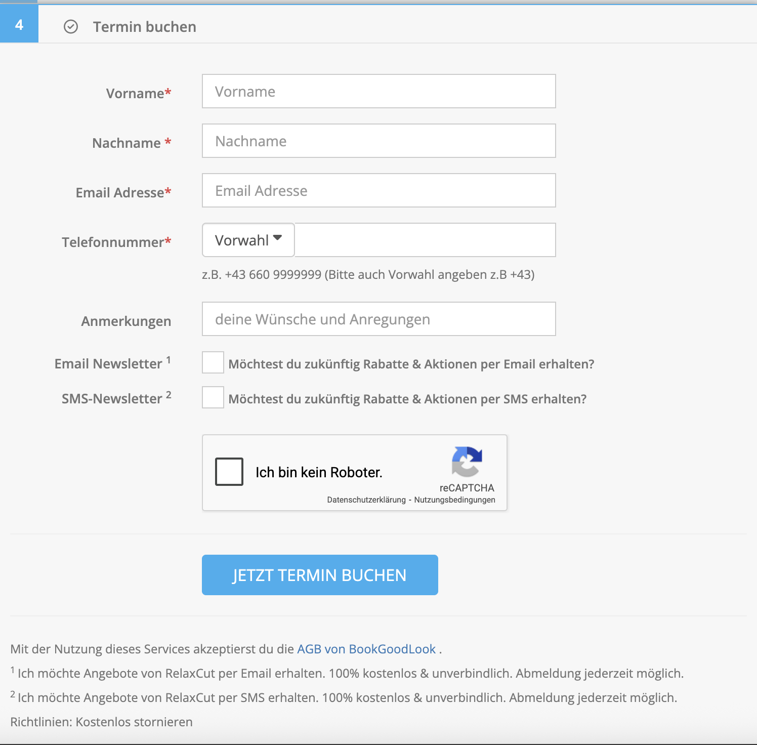 RelaxCut Friseursalon screenshot 4