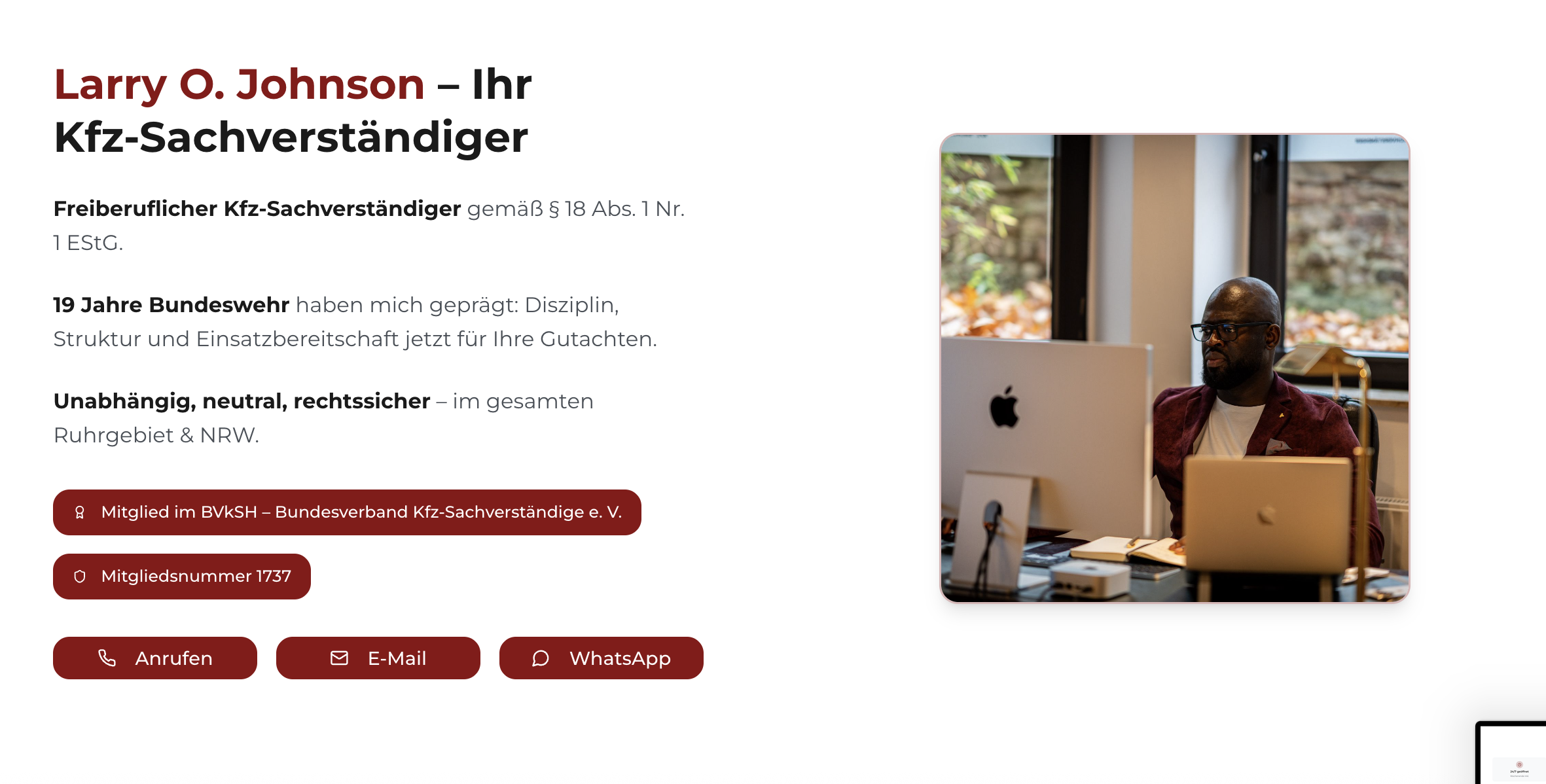 Kfz Sachverständiger OJ, Dortmund screenshot 1